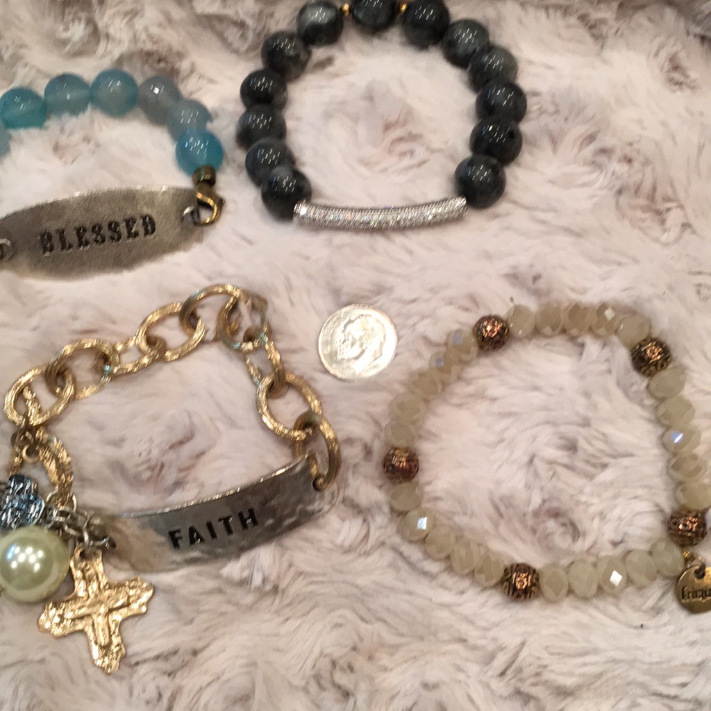 Bracelets.